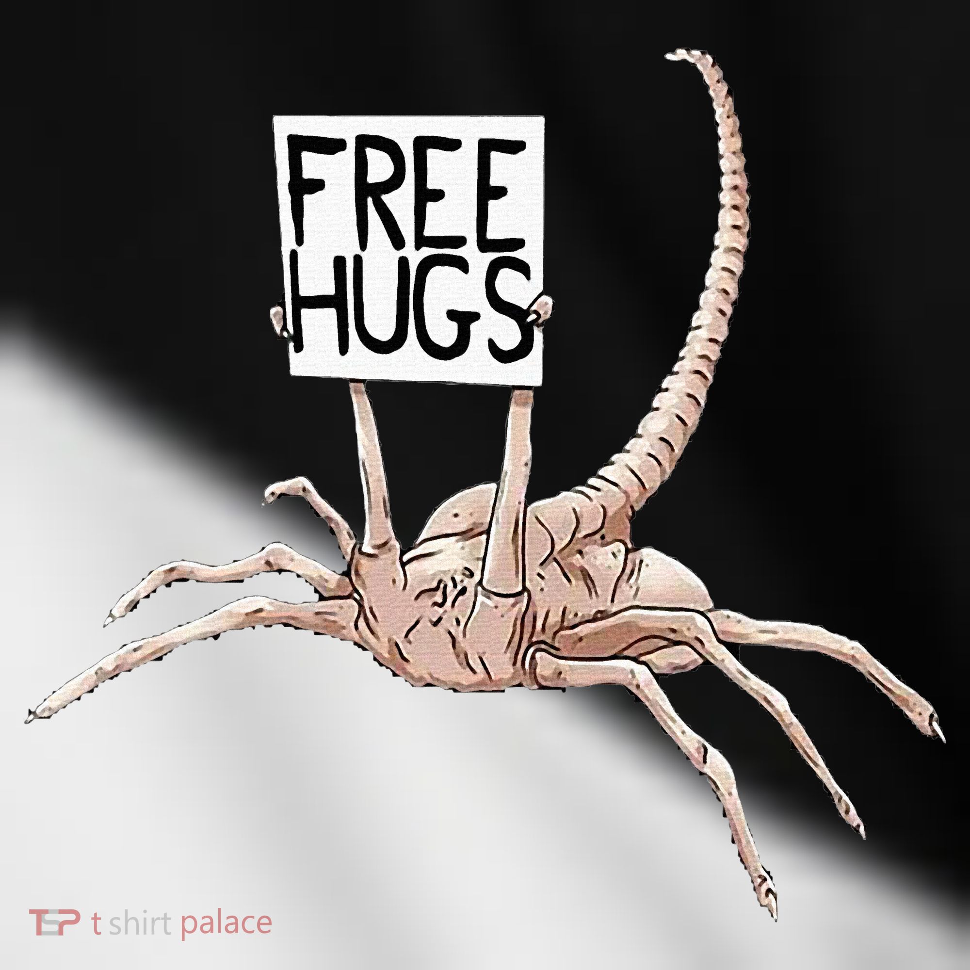 Free Hugs Alien Toddler Fine Jersey T-Shirt