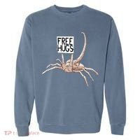 Free Hugs Alien Garment-Dyed Sweatshirt thumb 0