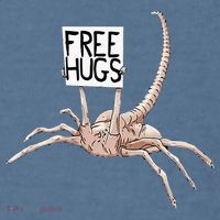 Free Hugs Alien Garment-Dyed Sweatshirt thumb 2