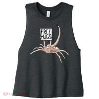 Free Hugs Alien Women's Racerback Cropped Tank thumb 0