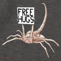 Free Hugs Alien Vector Backpack thumb 2
