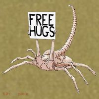 Free Hugs Alien Garment-Dyed Women's Muscle Tee thumb 6