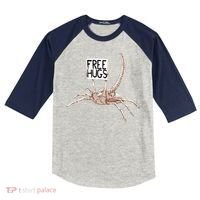 Free Hugs Alien Kids Colorblock Raglan Jersey thumb 0