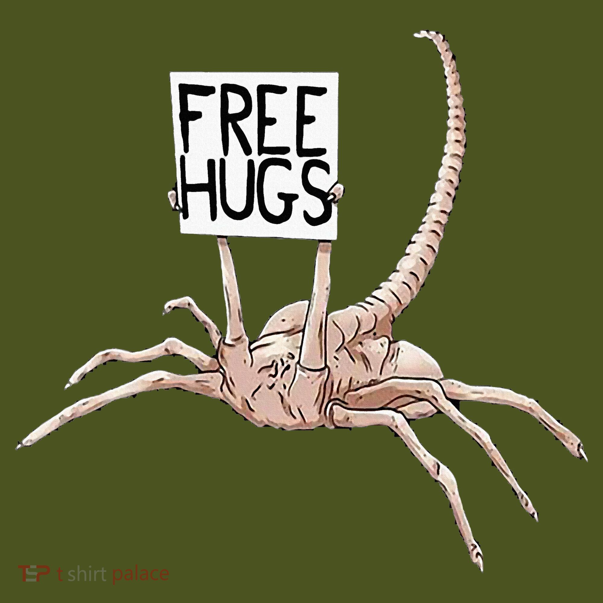 Free Hugs Alien The Baniff Cuffed Pom Beanie