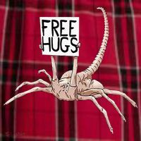 Free Hugs Alien Men's Flannel Plaid Pajama Pants thumb 2