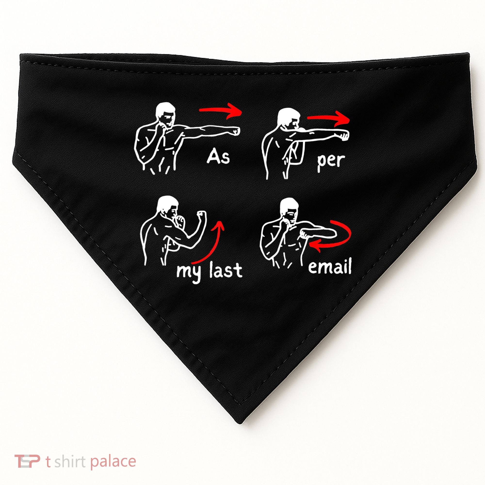 Fun Humour As Per My Last Email Make Your Day With Sarcastic USA-Made Doggie Bandana