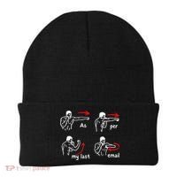 Fun Humour As Per My Last Email Make Your Day With Sarcastic Beanie thumb 0