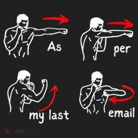 Fun Humour As Per My Last Email Make Your Day With Sarcastic Golf Towel thumb 3