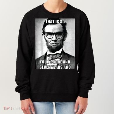 Funny Hipster Abraham Lincoln Women's Sweatshirt