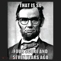 Funny Hipster Abraham Lincoln Women's Sweatshirt thumb 2