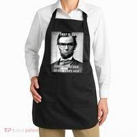 Funny Hipster Abraham Lincoln Apron thumb 2