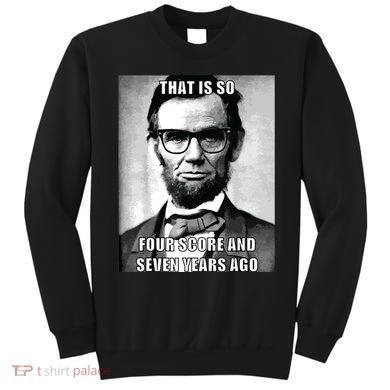 Funny Hipster Abraham Lincoln Sweatshirt