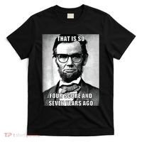 Funny Hipster Abraham Lincoln T-Shirt thumb 0