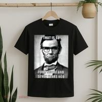 Funny Hipster Abraham Lincoln T-Shirt thumb 2