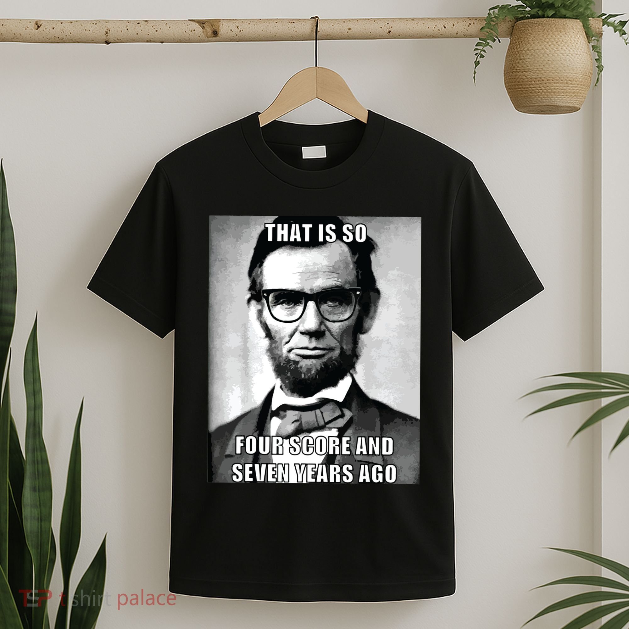 Funny Hipster Abraham Lincoln T-Shirt