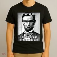 Funny Hipster Abraham Lincoln T-Shirt thumb 3