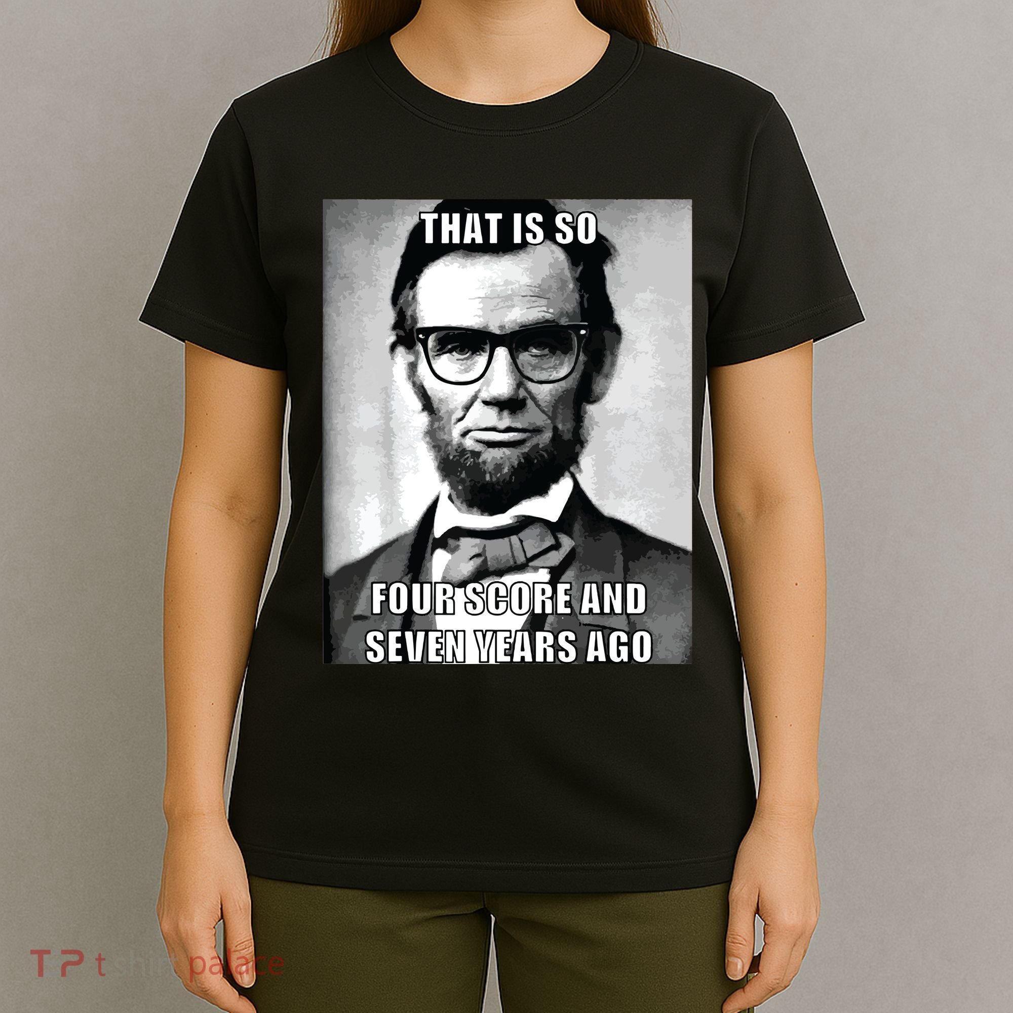Funny Hipster Abraham Lincoln T-Shirt