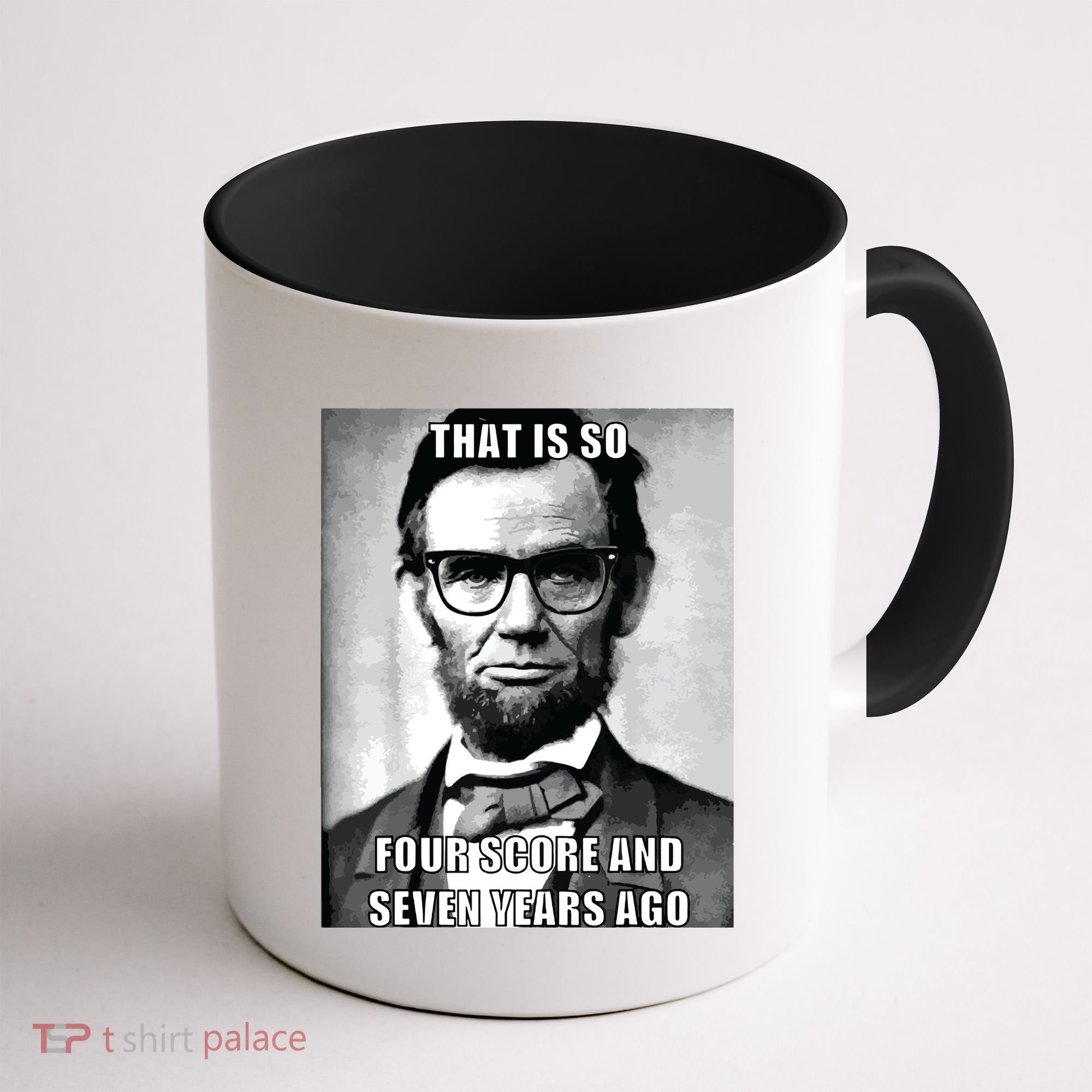 Funny Hipster Abraham Lincoln Coffee Mug