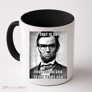 Funny Hipster Abraham Lincoln Coffee Mug