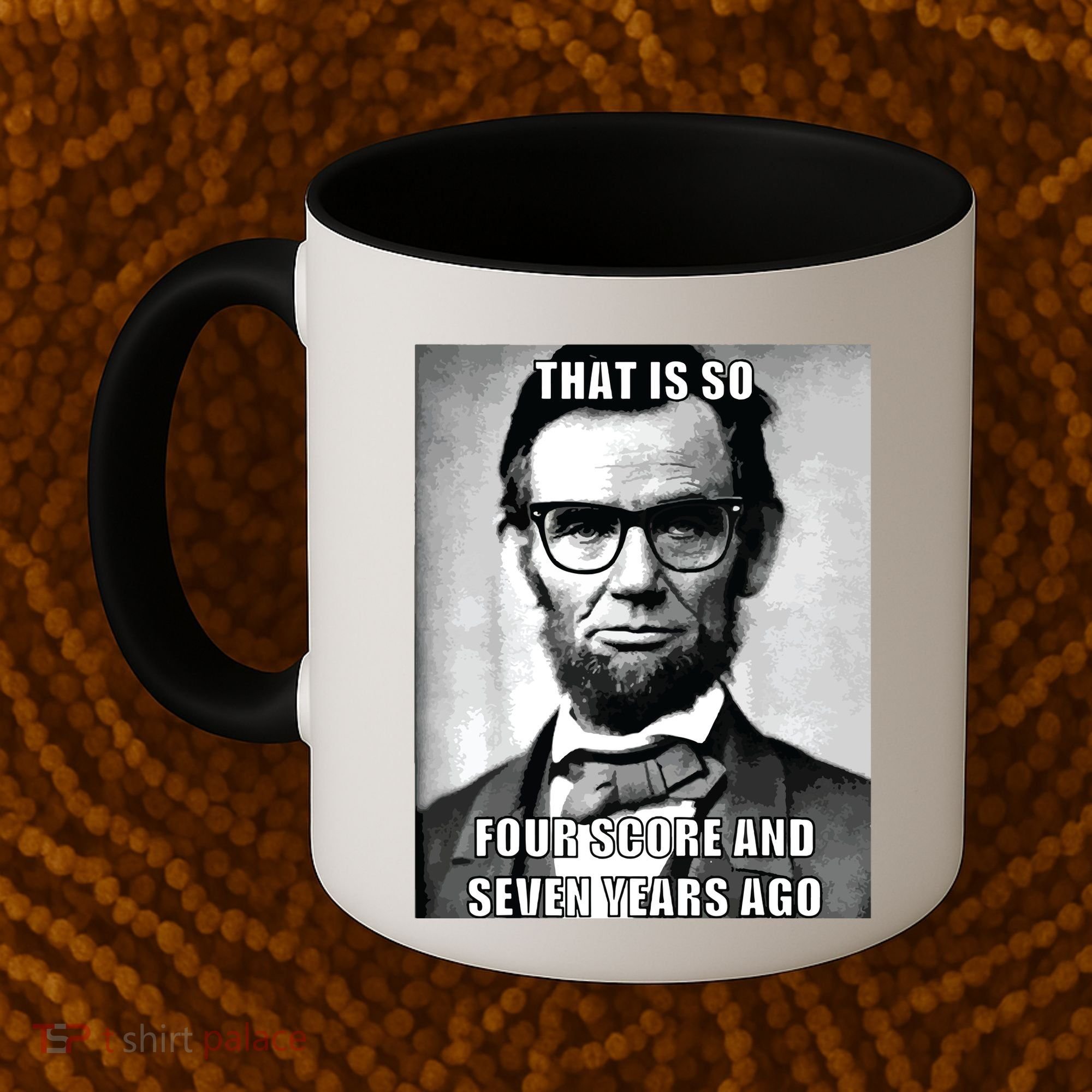 Funny Hipster Abraham Lincoln Coffee Mug