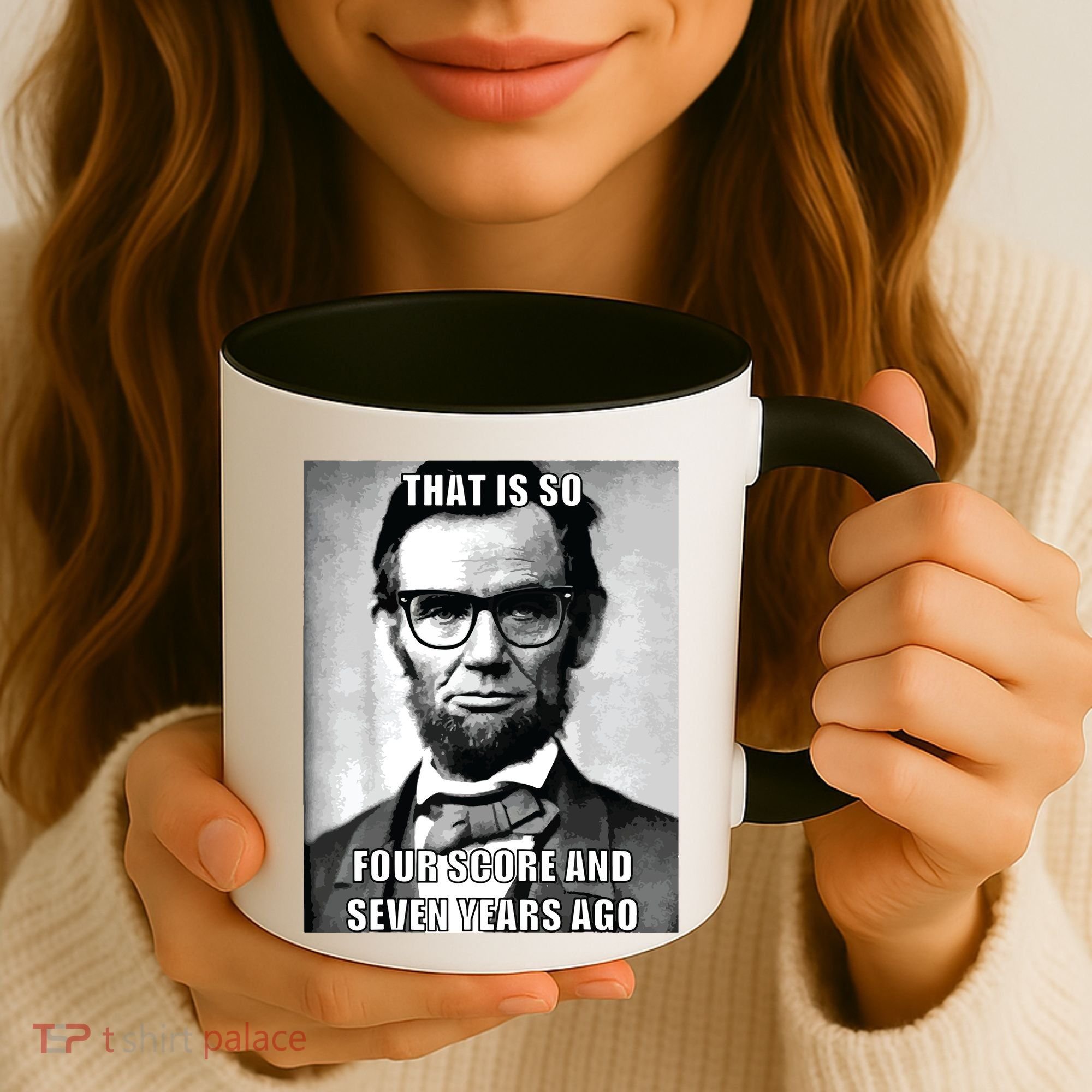 Funny Hipster Abraham Lincoln Coffee Mug