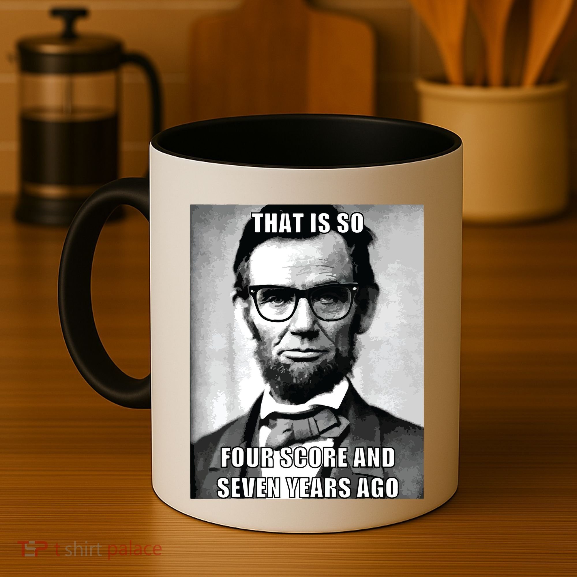 Funny Hipster Abraham Lincoln Coffee Mug