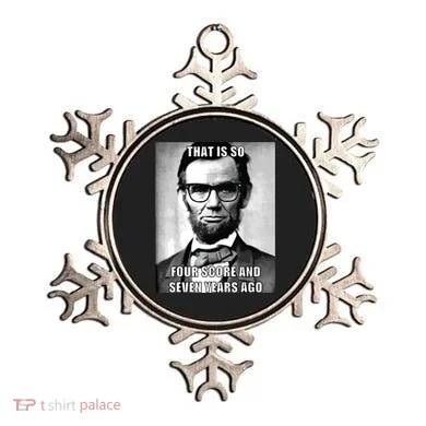 Funny Hipster Abraham Lincoln Ornament
