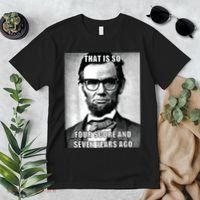 Funny Hipster Abraham Lincoln Premium T-Shirt thumb 2