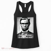 Funny Hipster Abraham Lincoln Women's Tank Top thumb 0