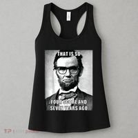 Funny Hipster Abraham Lincoln Women's Tank Top thumb 3