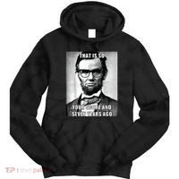 Funny Hipster Abraham Lincoln Tie Dye Hoodie thumb 0