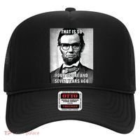 Funny Hipster Abraham Lincoln Hat thumb 0