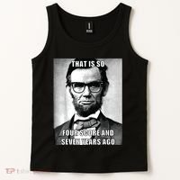 Funny Hipster Abraham Lincoln Tank Top thumb 2
