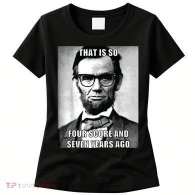 Funny Hipster Abraham Lincoln Women's T-Shirt