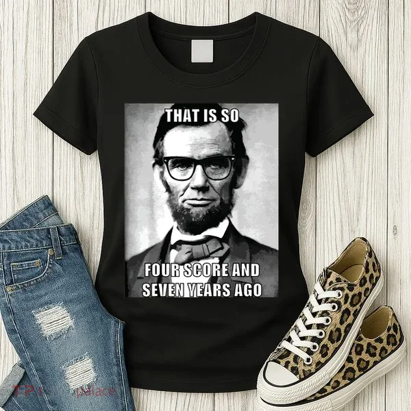 Funny Hipster Abraham Lincoln Women's T-Shirt