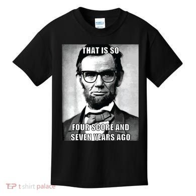 Funny Hipster Abraham Lincoln Kids T-Shirt