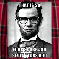 Funny Hipster Abraham Lincoln Men's Flannel Plaid Pajama Pants thumb 2