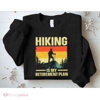 Funny Hiking Art For Women Hike Mountain Hiker Hiking Sweatshirt thumb 2