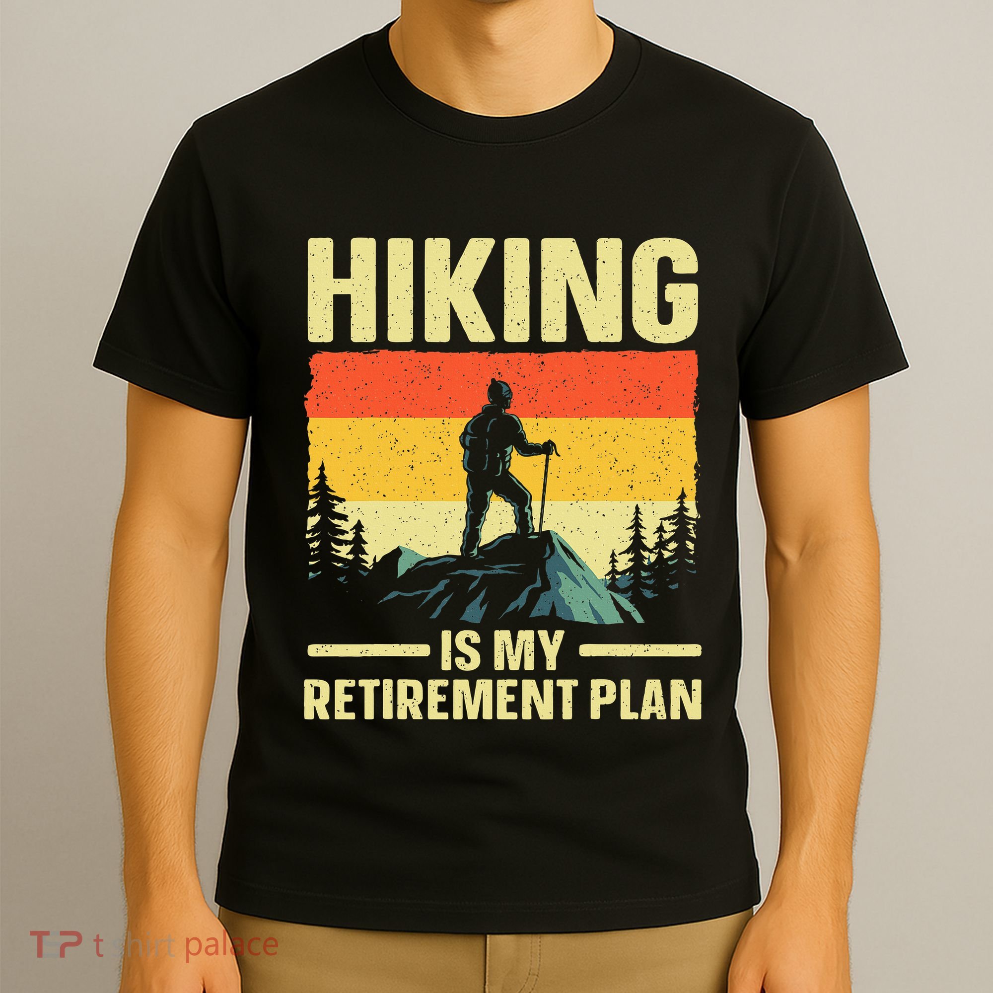 Funny Hiking Art For Women Hike Mountain Hiker Hiking T-Shirt