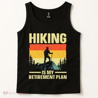 Funny Hiking Art For Women Hike Mountain Hiker Hiking Tank Top thumb 2