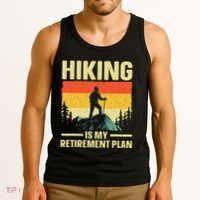 Funny Hiking Art For Women Hike Mountain Hiker Hiking Tank Top thumb 3