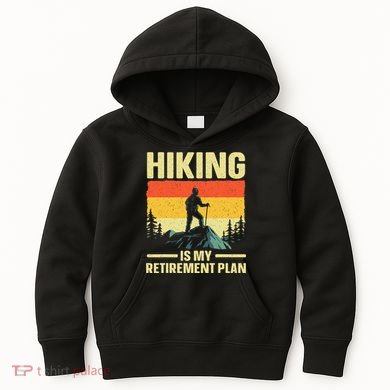 Funny Hiking Art For Women Hike Mountain Hiker Hiking Kids Hoodie