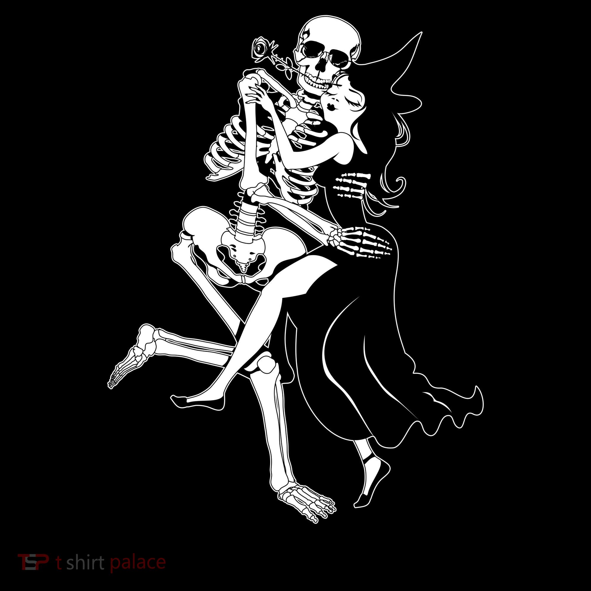 Funny Halloween Afterlife Of The Party Skeleton And Witch Coffee Mug