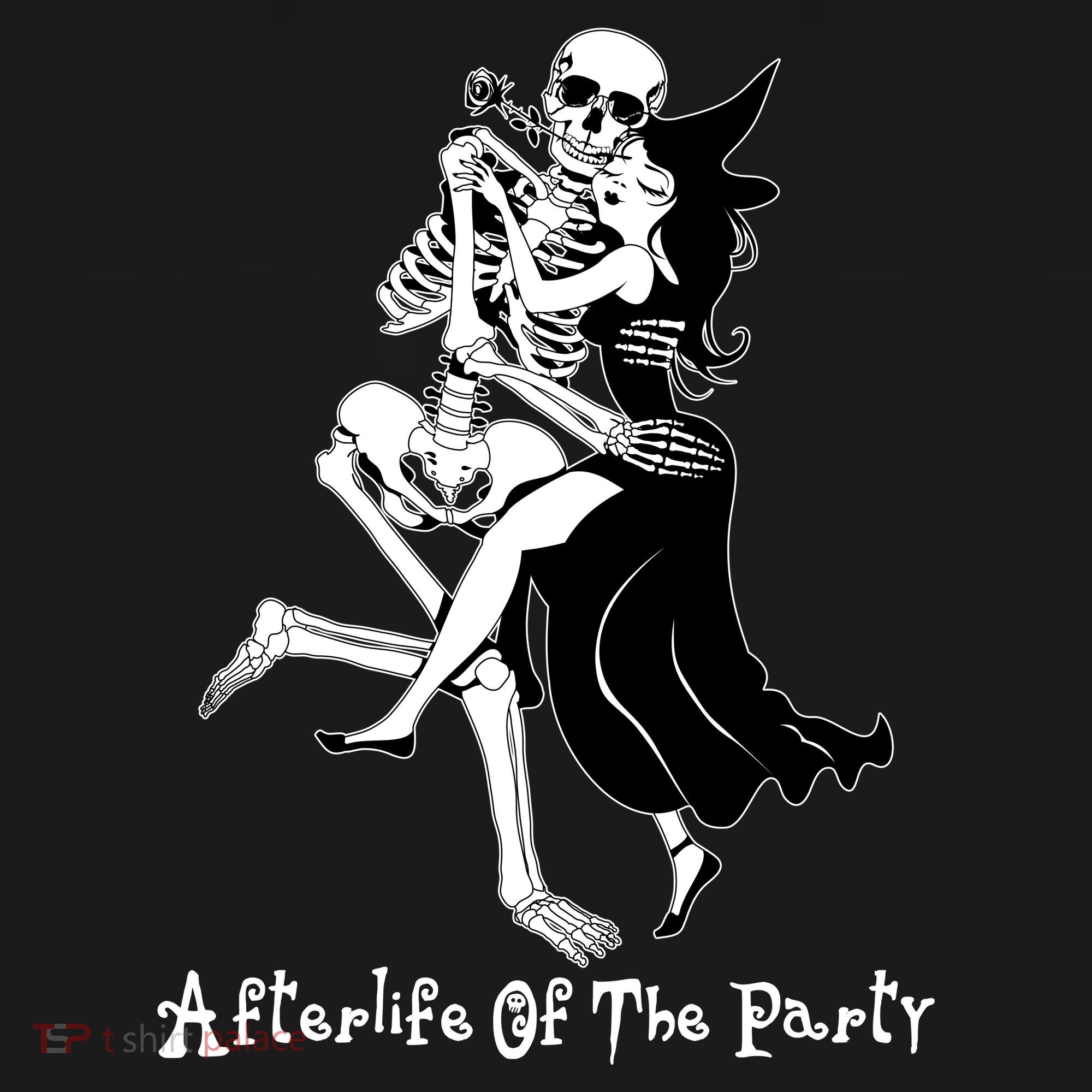 Funny Halloween Afterlife Of The Party Skeleton And Witch Visor