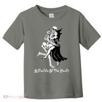 Funny Halloween Afterlife Of The Party Skeleton And Witch Toddler T-Shirt thumb 0