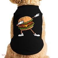 Funny Hamburger Art Cheeseburger Lover Doggie Tank thumb 0