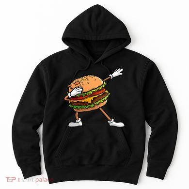 Funny Hamburger Art Cheeseburger Lover Hoodie