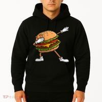 Funny Hamburger Art Cheeseburger Lover Hoodie thumb 2
