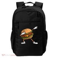 Funny Hamburger Art Cheeseburger Lover Backpack thumb 0