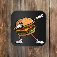 Funny Hamburger Art Cheeseburger Lover Coaster thumb 0